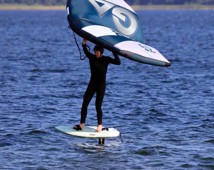Das Vayu Fly Wingboard ist besonders kompakt