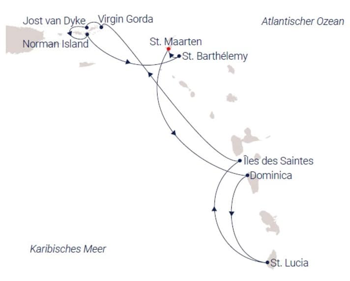Die Reiseroute