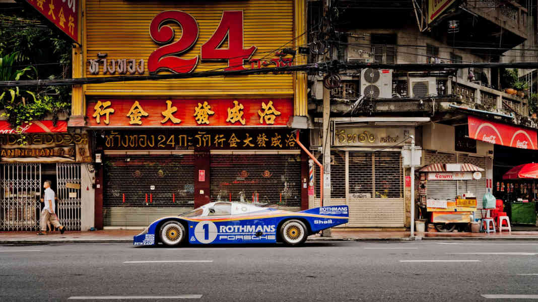 Curvistan Bangkok feiert Geburtstag: Porsche-Ikone 956 LH vor Ort