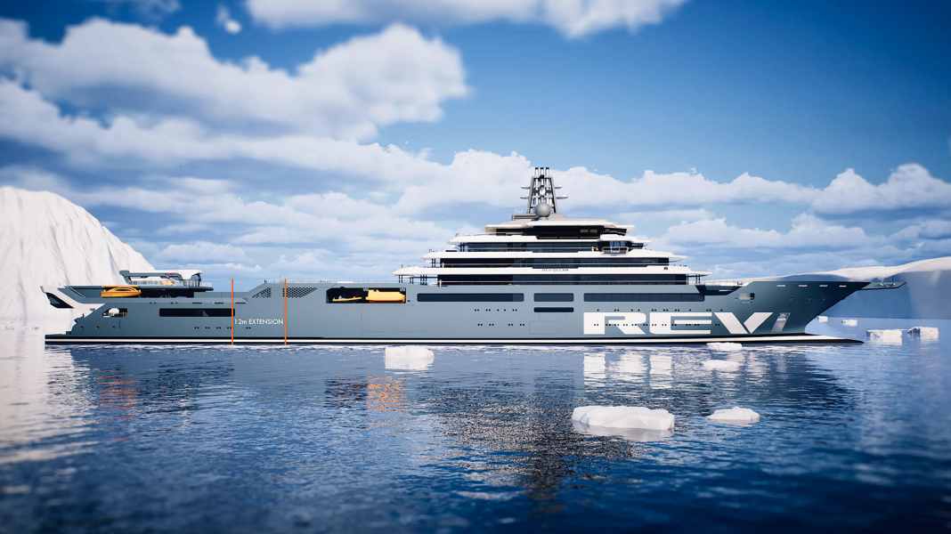 "REV Ocean": Extended by twelve metres - research yacht on the way to a record