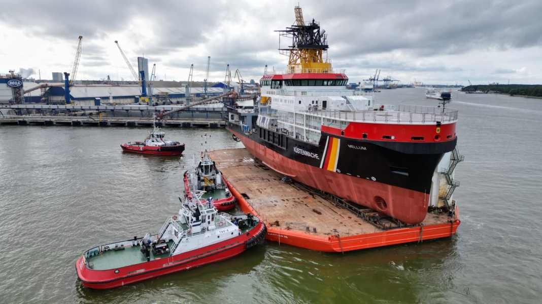 Küstenwache: Mehrzweckschiff “Mellum” zu Wasser gelassen