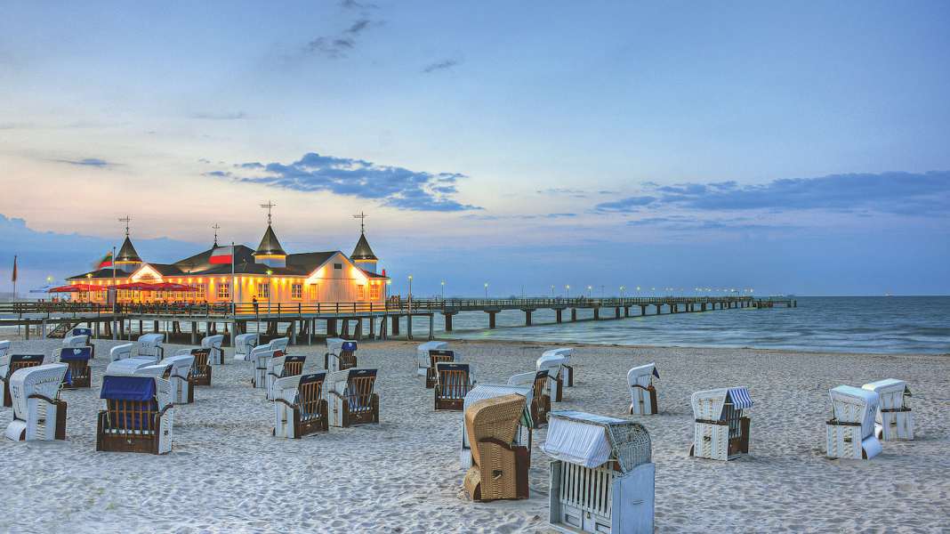 Usedom - Schilf und Strand