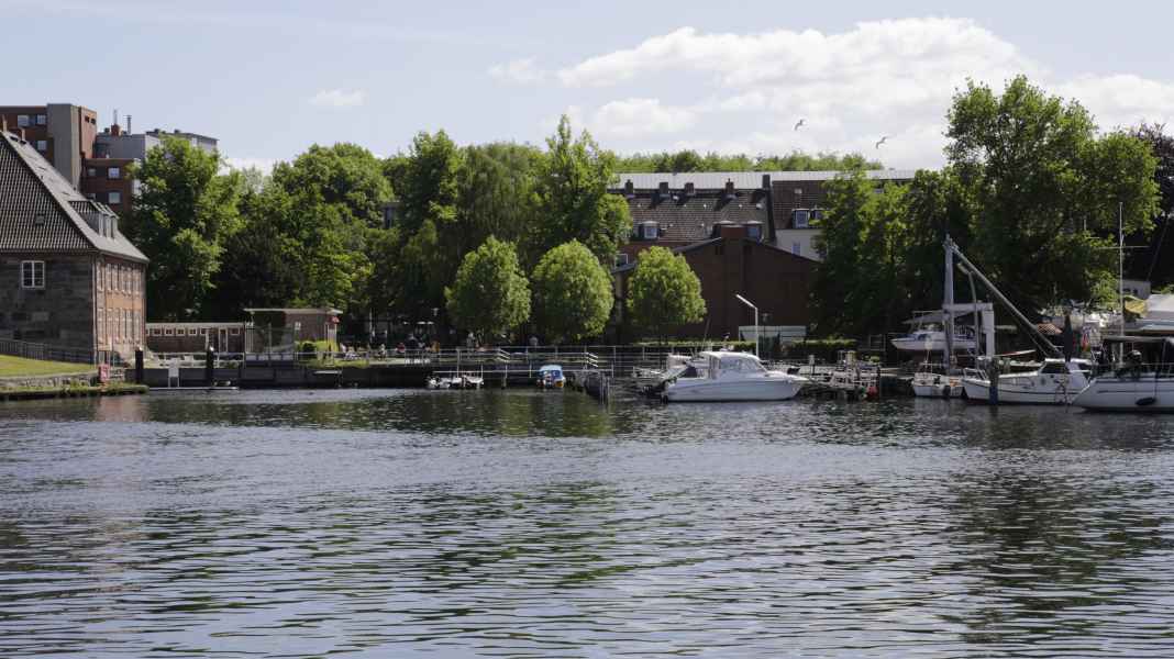End of the Schwentine marina: damage forces traditional harbour to close