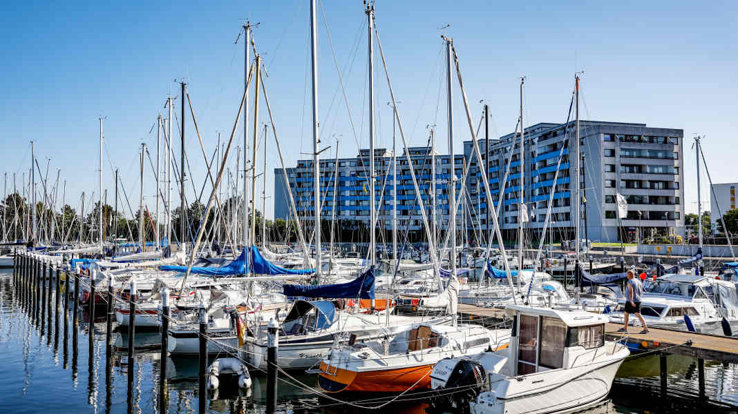 Yachthafen Damp: Teilbetrieb mit 100 Liegeplätzen bis 2027
