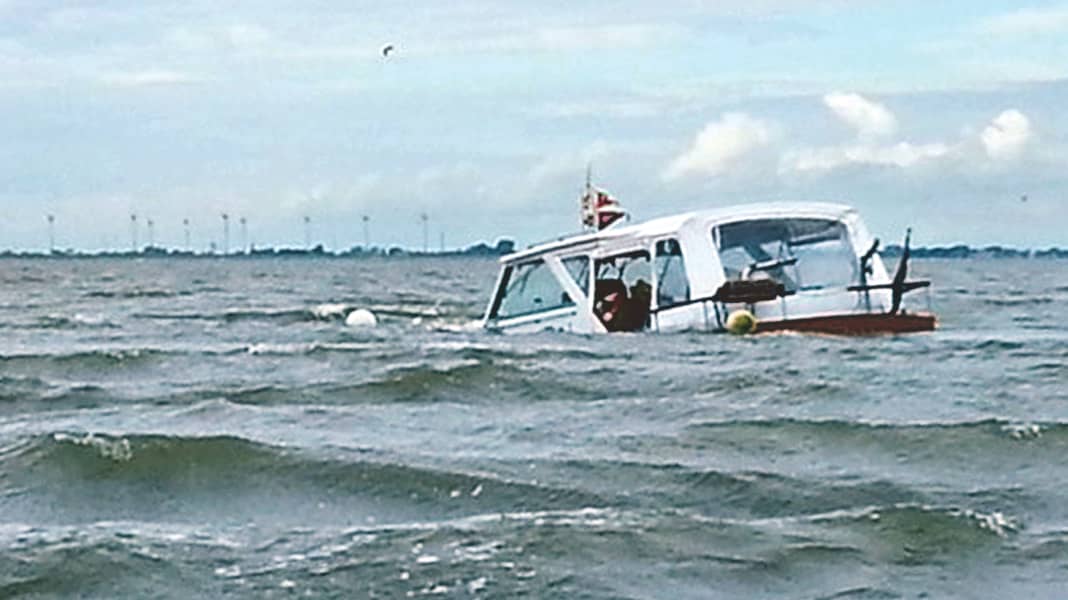 "Help, we're sinking!"