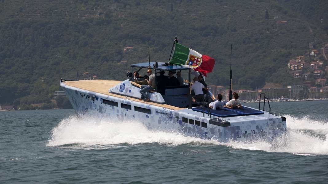 Eine Baglietto als Shuttle