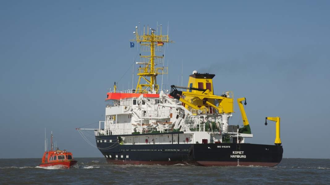 Sustainability at sea: "Komet" has been carrying out surveying work for 25 years