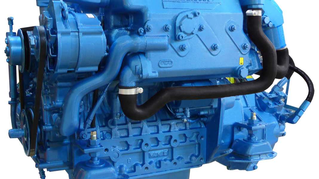 Diesel engine: Nanni N4.80 - four-valve technology and turbocharger