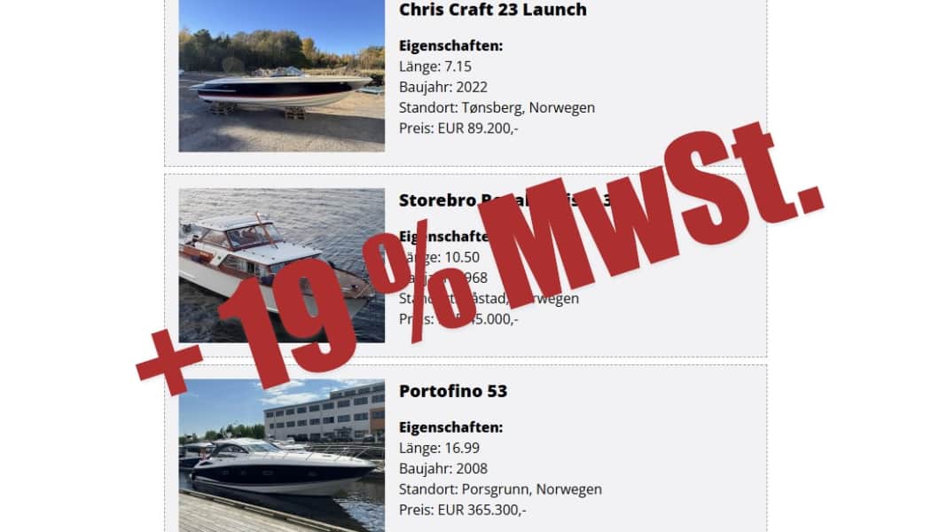 Buying a boat: watch out for the tax trap!
