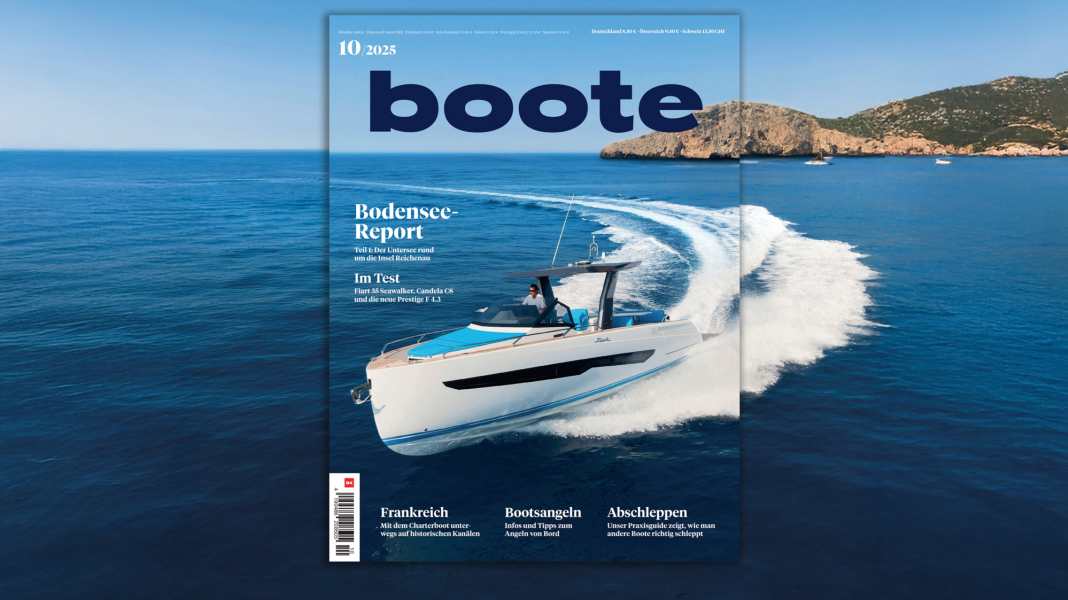 BOOTE 10/25: Practical guides - Towing and fishing by boat