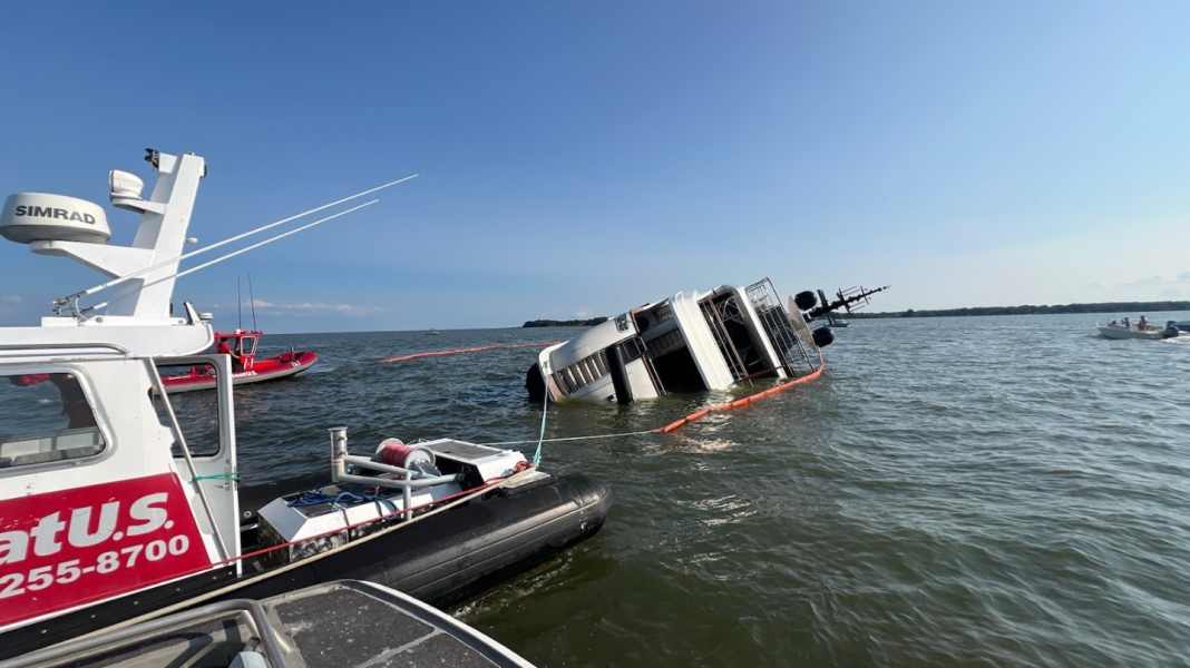Seenot: 38-Meter-“Lovebug” läuft in Chesapeake Bay auf Grund – fünf Personen gerettet