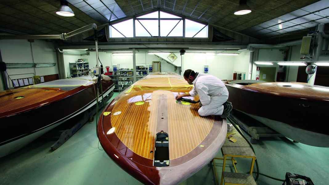RAM: A maintenance centre makes the Riva classics shine.