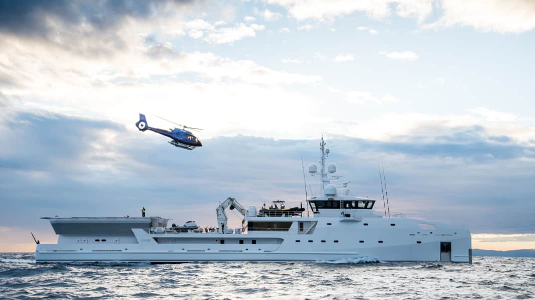 69 metre heliport with diving centre