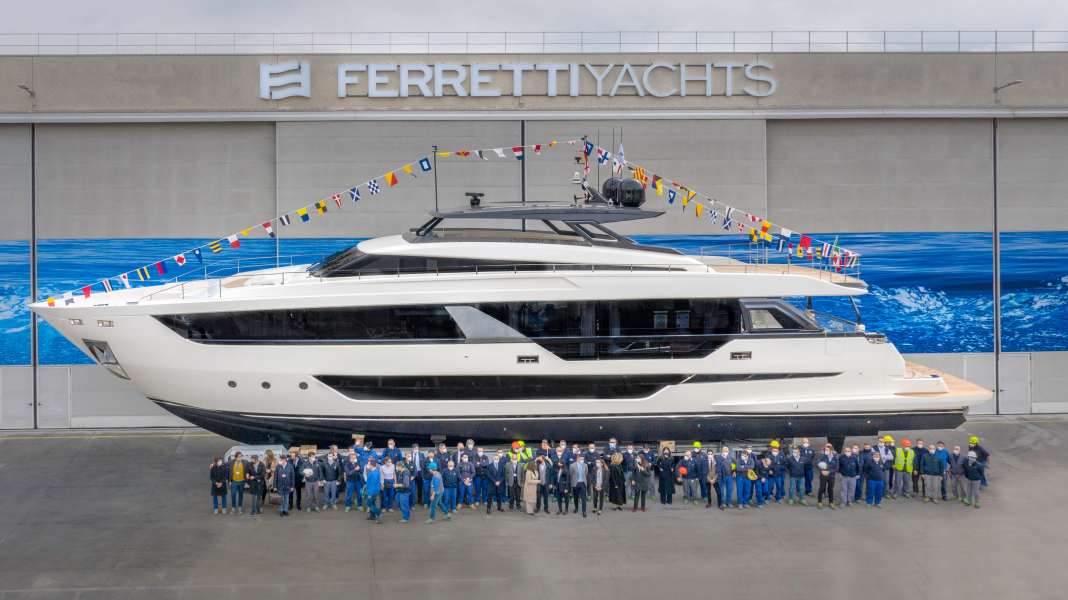 New flagship for Ferretti Yachts