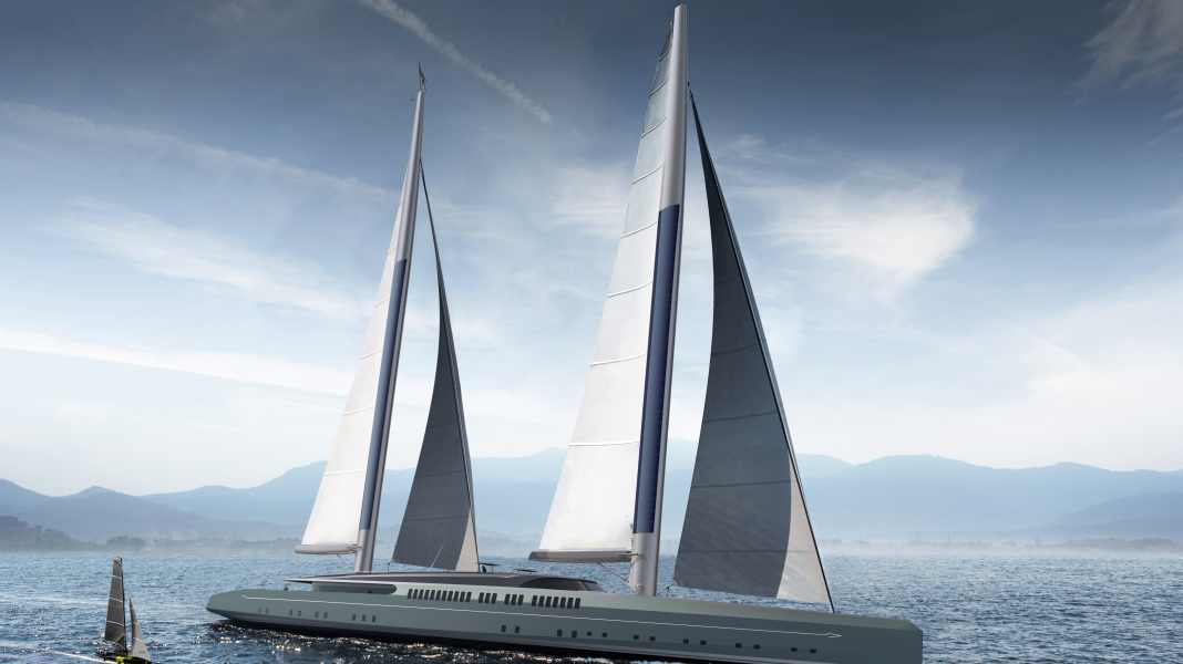 Concept di 100 metri: il giro del mondo a 24 nodi