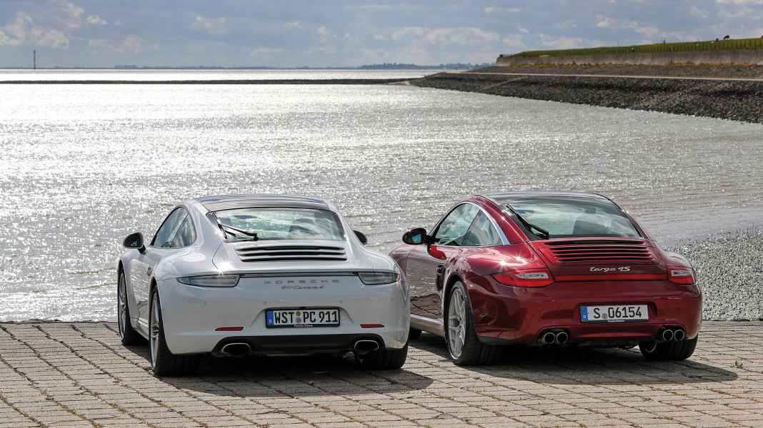 Porsche-DNA: Porsche Targa 4S (997) vs. Porsche Carrera 4 (991) – Skydriving