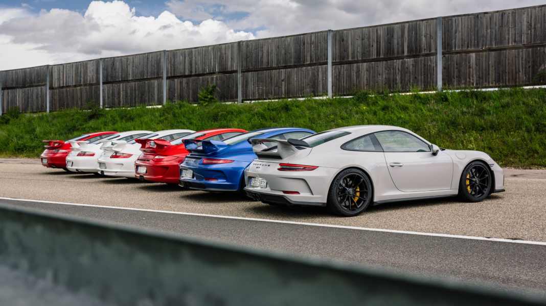 GT3-Vergleich Teil 2: 996, 997 und 991: Sechs Generationen im Vergleich