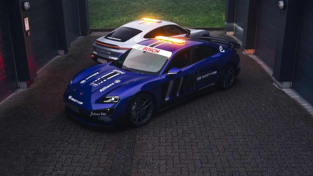 Porsche präsentiert zwei neue Formel-E-Safety-Cars