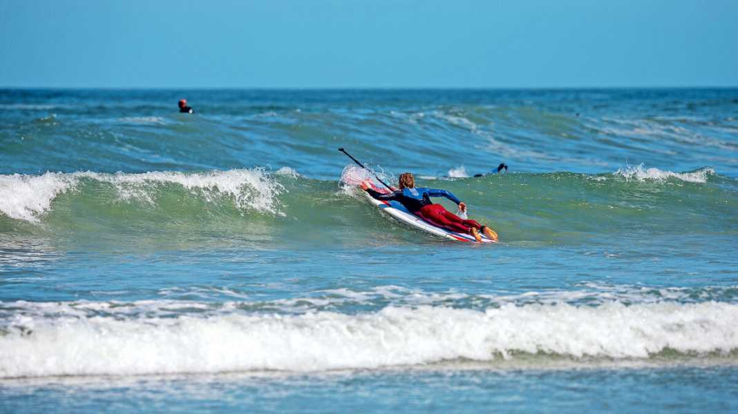 Part 5: SUP riding technique Wave: crossing waves