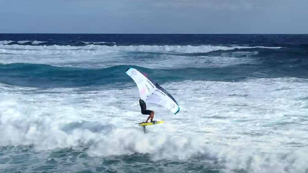 Riding technique: Crossing white water when wingfoiling - the best tips