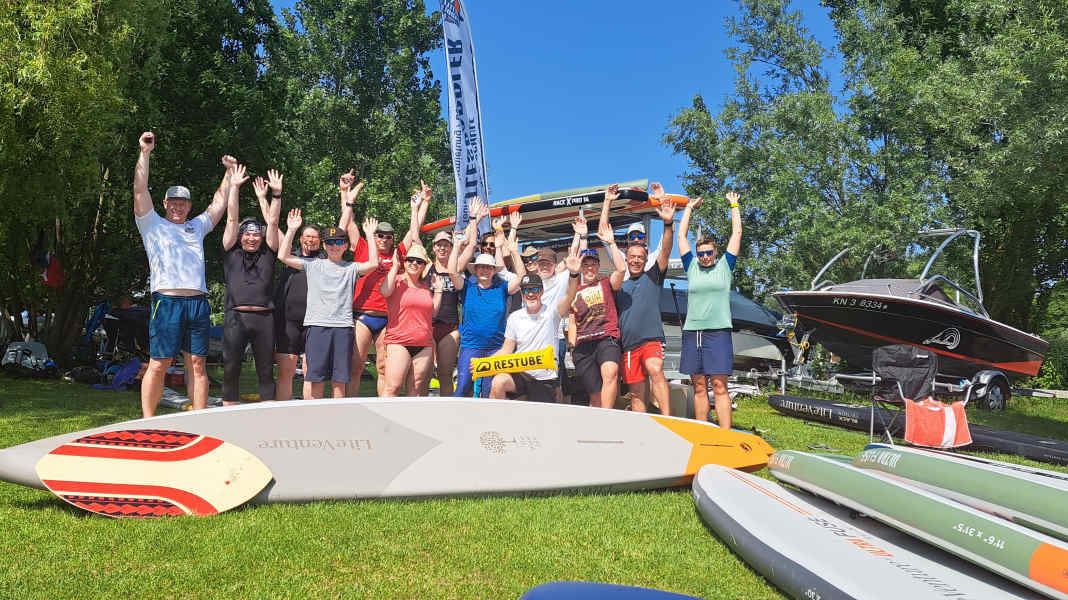 Brettlescamp 2024: SUP tours and testing at Whitsun on Lake Constance