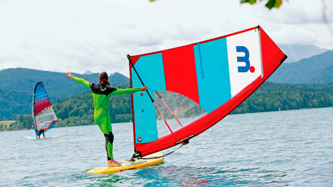 Windsurfen lernen - mit dem richtigen Segel