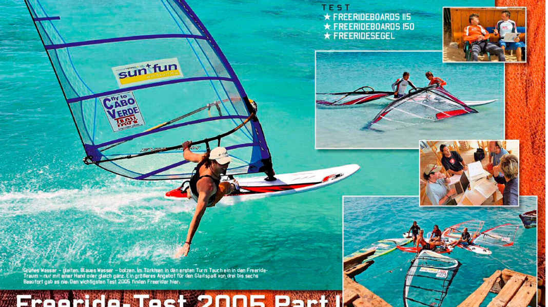 Freeride boards and sails 2005
