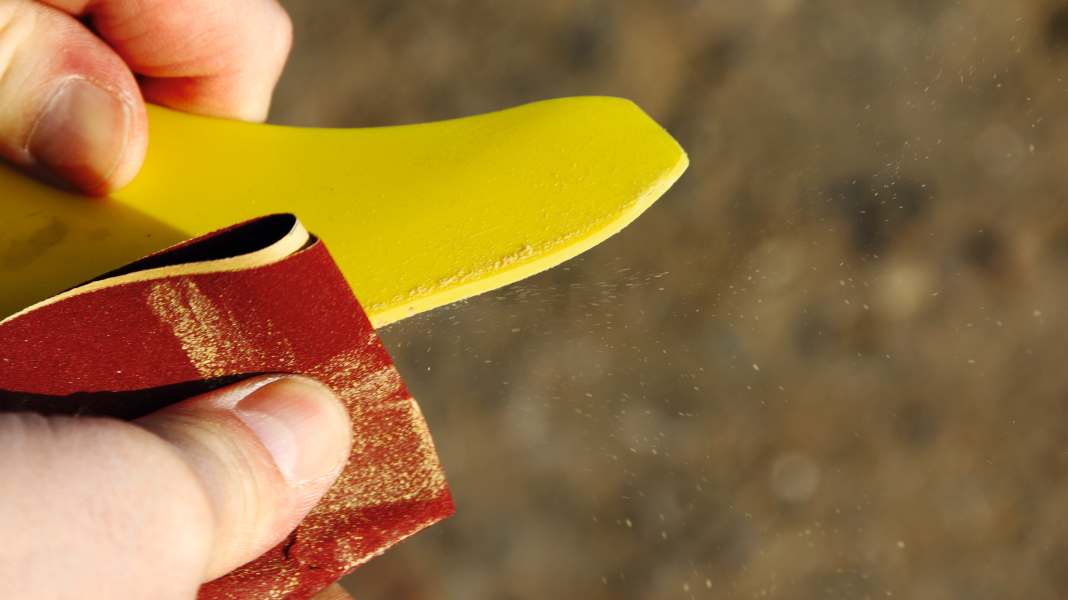 Finnen richtig reparieren – so wird's gemacht!