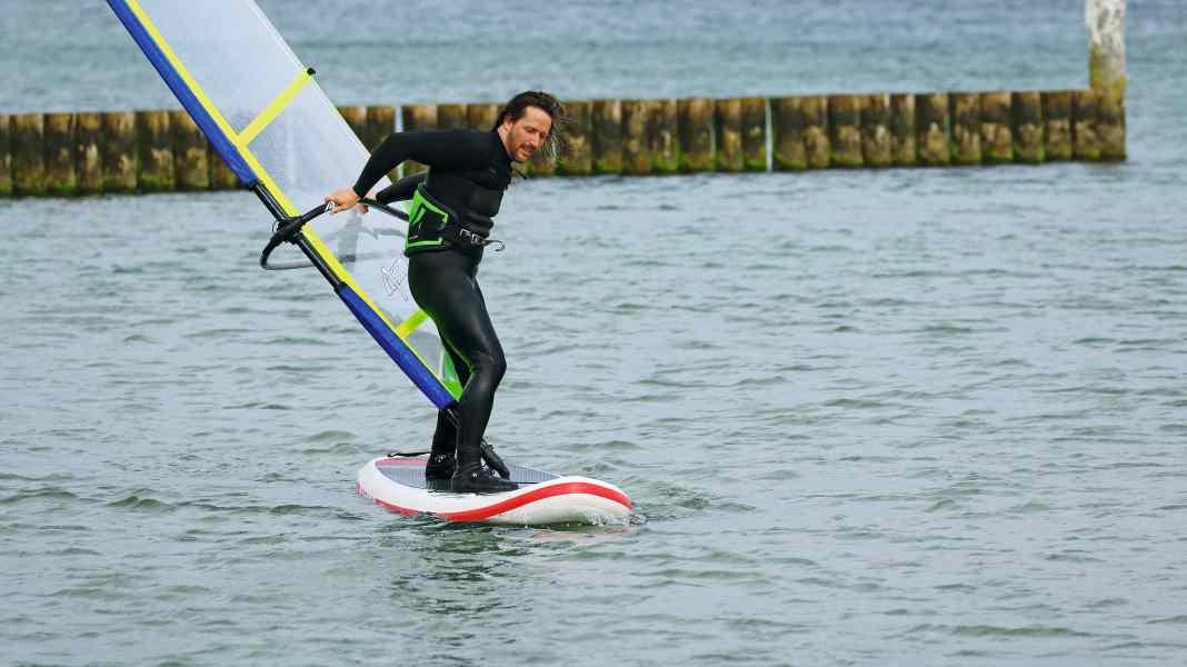 Test 2019: Ascan WindSUP with rig for 999 euros