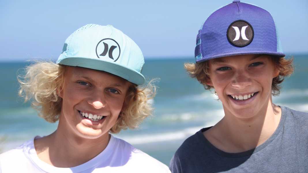 Verrückt nach Windsurfen: Anton und Leo Richter