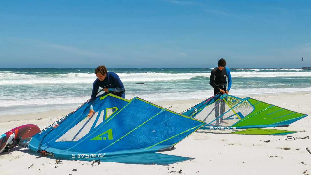 Test wave sails 5.0 - the best sails for waves and strong winds