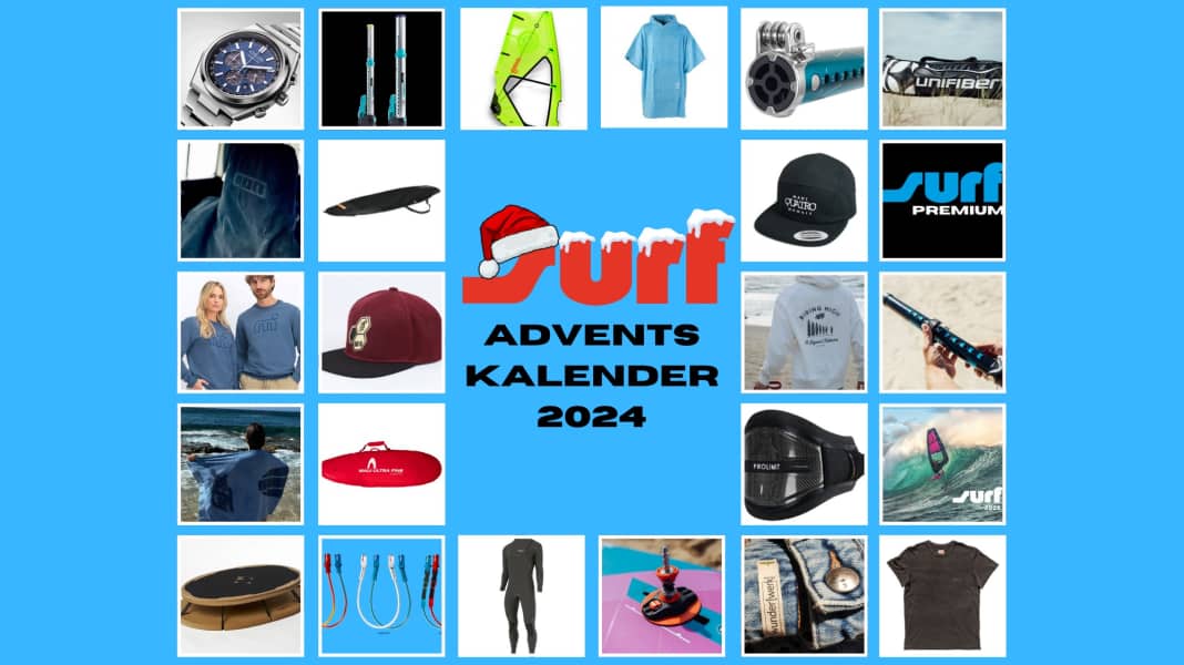 surf Adventskalender: 24 tolle Preise für Surfer!