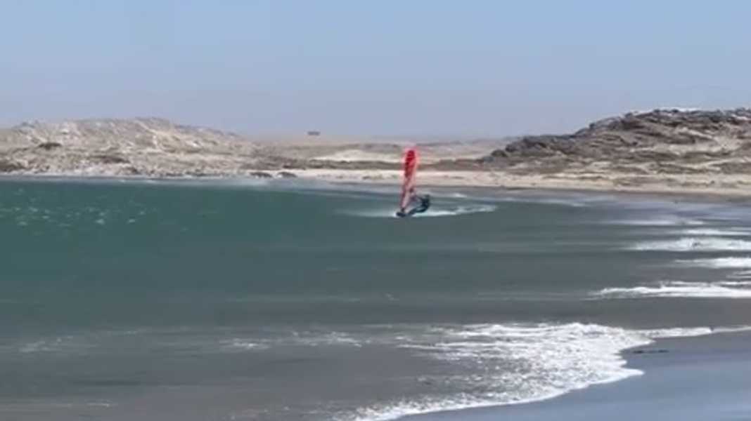 Speed surfing: Gunnar Asmussen and Nicole Strehling win the third round of the Dunkerbeck Speed Challenge