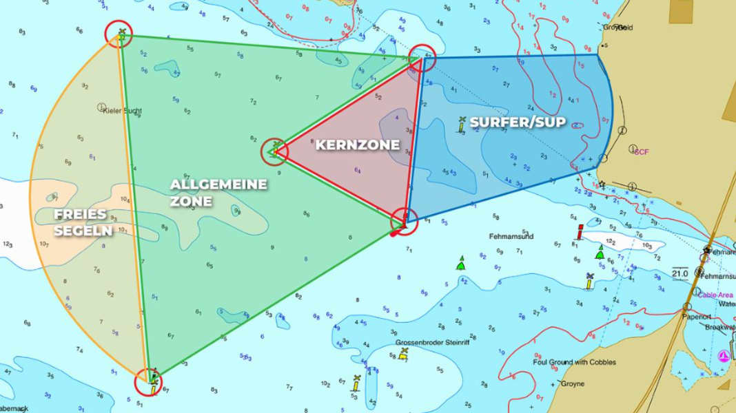 Baltic Sea National Park: protest rally of water sports enthusiasts off Fehmarn on Friday
