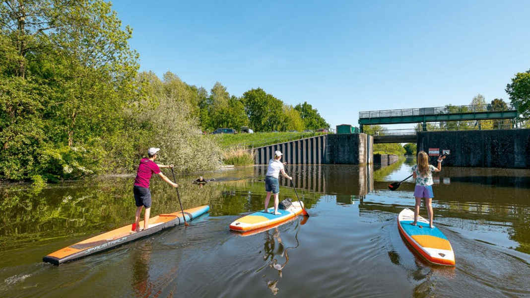 Touren-Tipp Hamburg: Elbvergnügen mit SUP und Rad