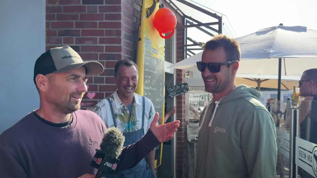 Posting of the day: Along the Sylt beach promenade with Ben Proffitt (Windsurf World Cup Sylt 2025)