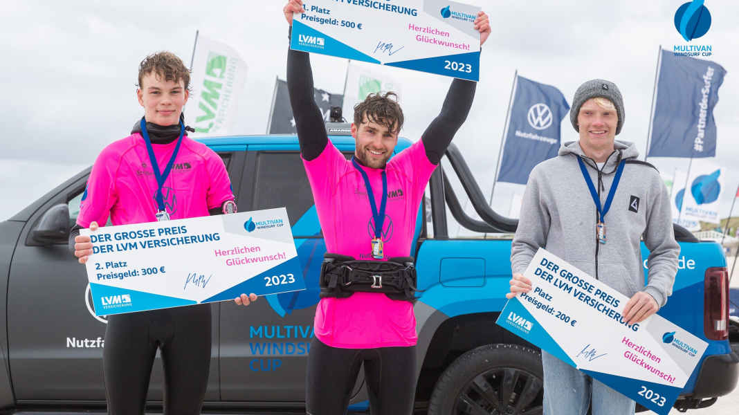 German Windsurf Cup: Henri Kolberg wins in wave riding off Sylt