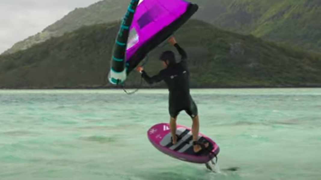Fahrtechnik: Der Upwind 360 Whipped beim Wingfoilen