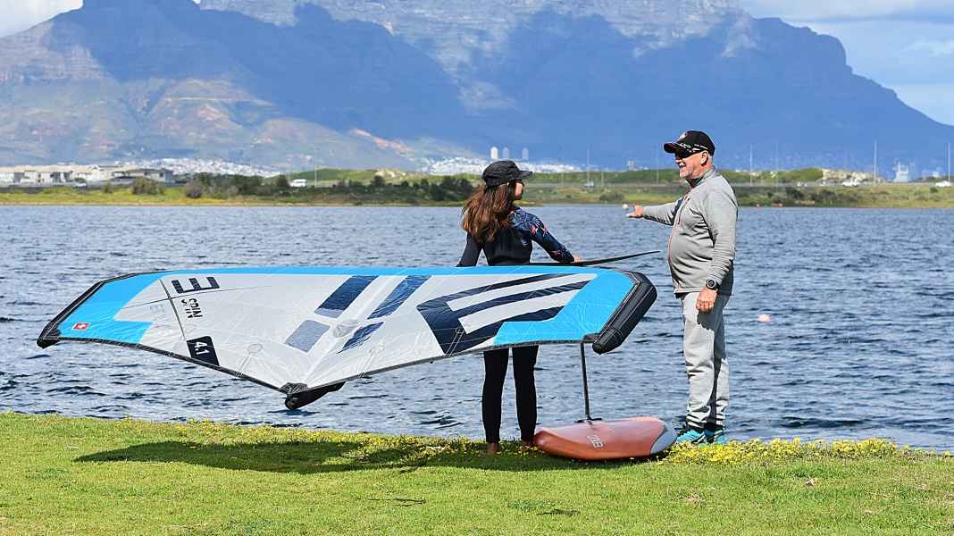 Porträt: Die erste Wingfoil-Schule in Südafrika