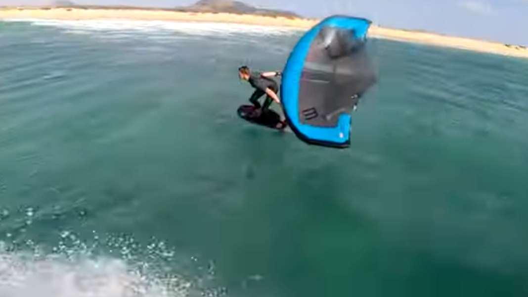 Dreamlike wingfoiling on the Cape Verde Islands