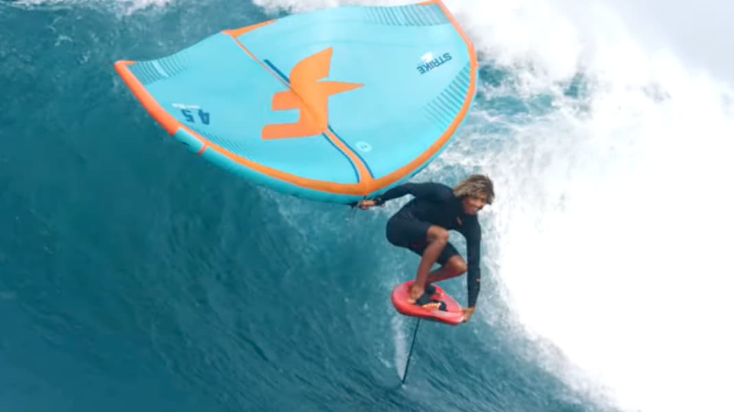 F-One Strike - Action clip with wave and freestyle