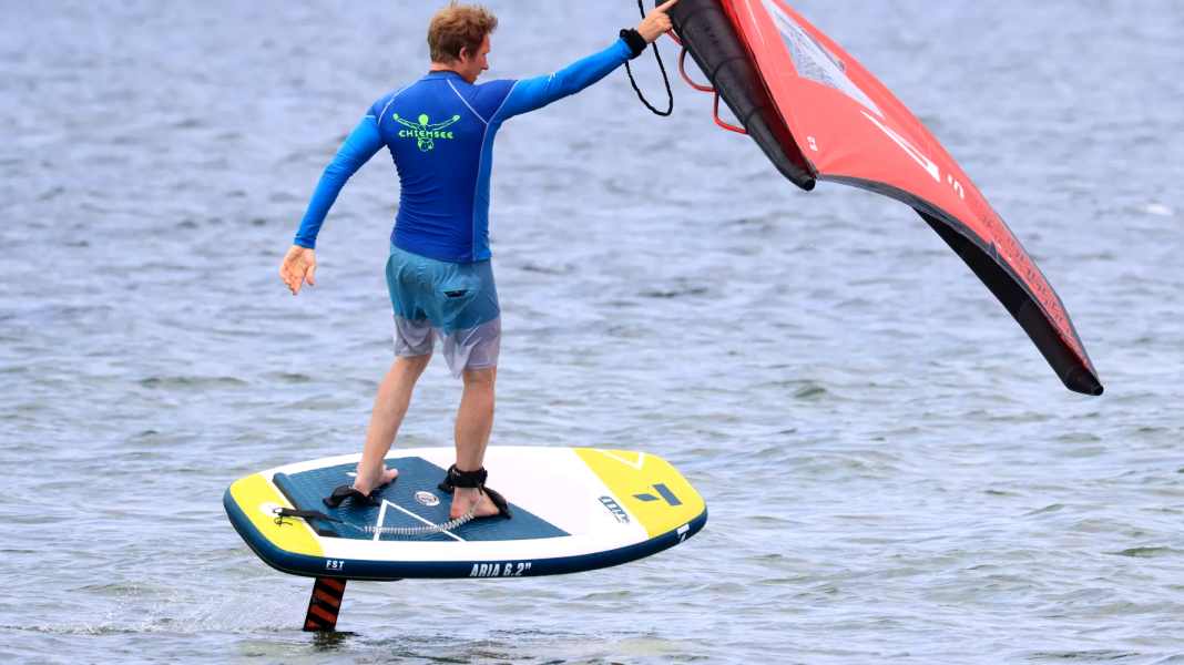 Tahe Aria Air - the inflatable wingboard in the test