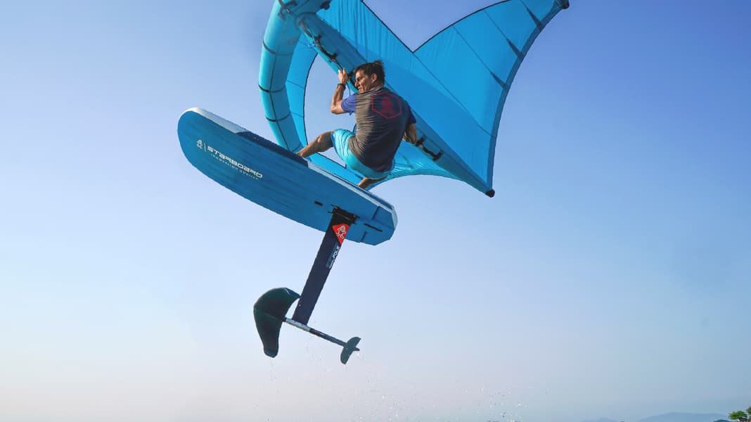 Starboard Foil X Wing - the crossover board in the test