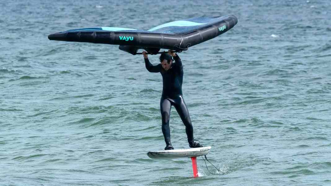 Wingsurfen lernen in der Welle – Flughöhe kontrollieren