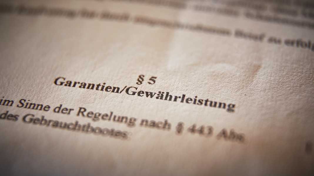 Gebrauchtbootkauf : Wann ist etwas „zugesichert“?