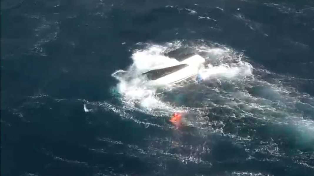 In distress: Catamaran capsizes off the Glénan Islands - body found