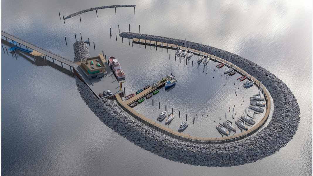Fischland-Darß-Zingst: Bau des Inselhafens Prerow hat begonnen