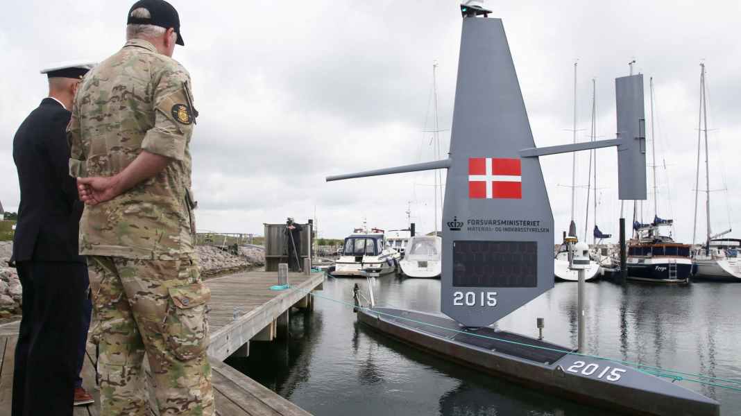 Mer Baltique danoise : silencieuse et vigilante - la marine teste un drone-voile