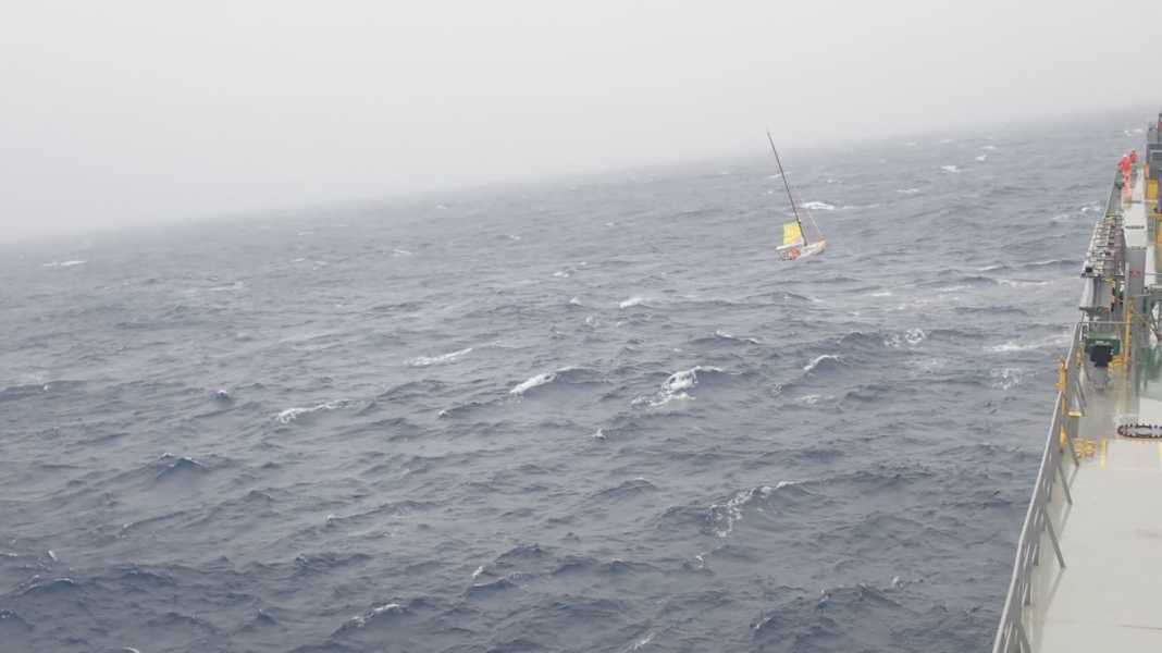 Global Solo Challenge: Single-handed sailor rescued from distress at sea