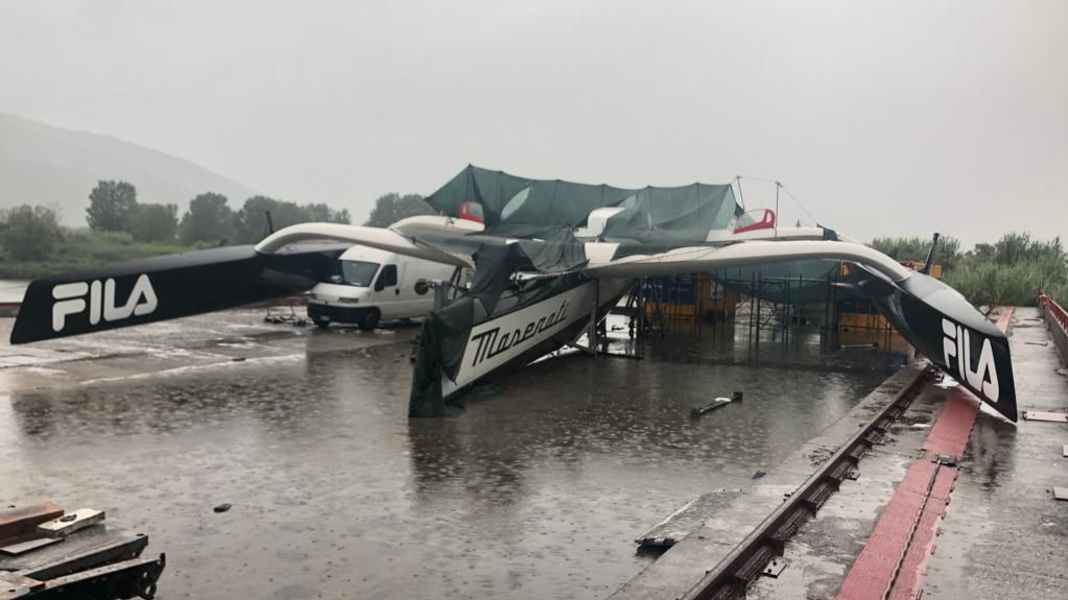 Unwetter: Multi 70 „Maserati“ bei Sturm schwer beschädigt